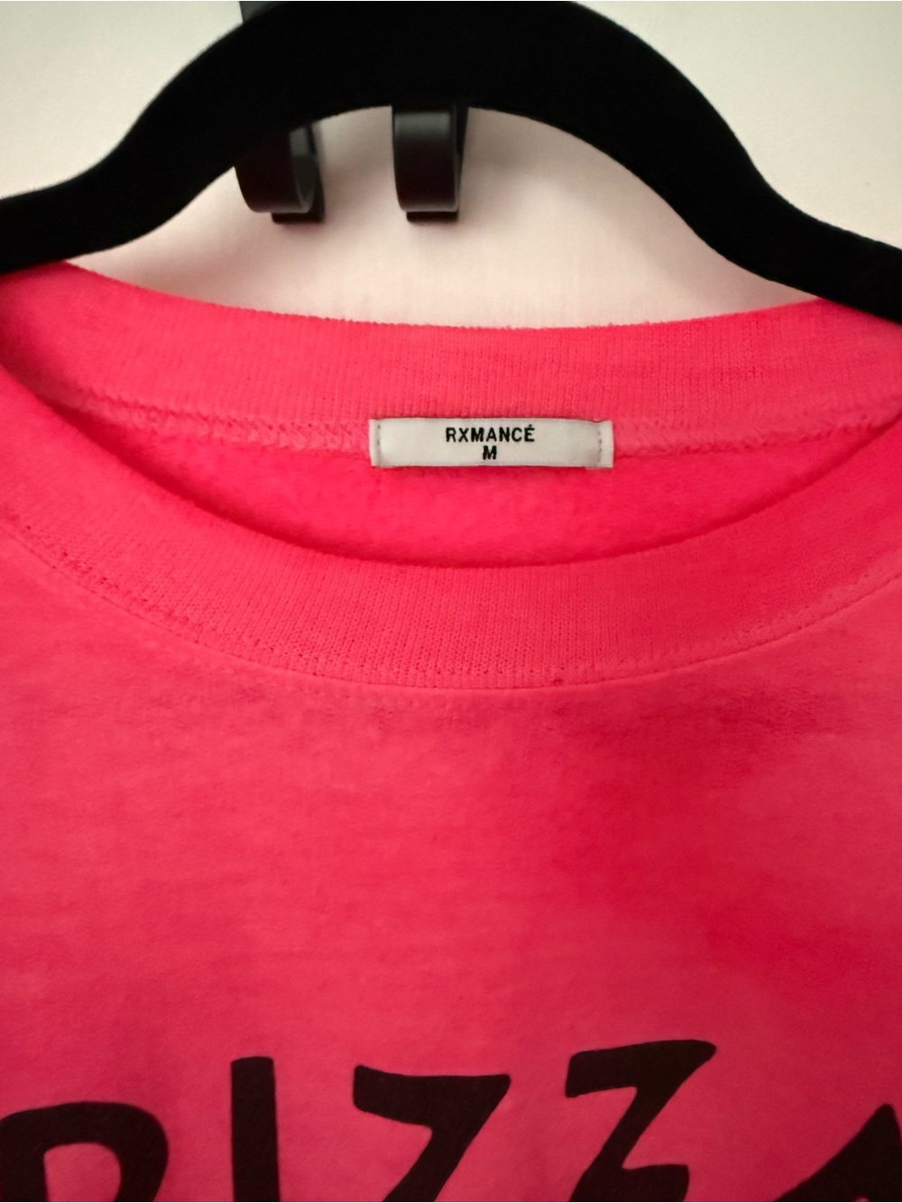 Rxmance Hot Pink 'PIZZA' watermelon Graphic Sweatshirt - Picture 3 of 5